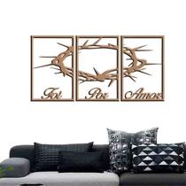 Quadro Decorativo Foi Por Amor 3mm Vazado - Mdf