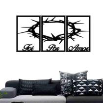 Quadro Decorativo Foi Por Amor 6Mm Vazado - Mdf