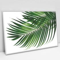 Quadro Decorativo Folha Palmada Verde em tela Canvas Quadro Decorativo Folha Palmada Verde em tela Canvas