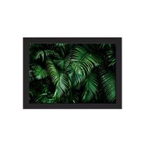 Quadro Decorativo Folhagem Folha 2 Moldura Preta 22x32cm Quadro Decorativo Folhagem Folha 2 Moldura Preta 22x32cm