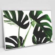 Quadro Decorativo Folhas em tela Canvas