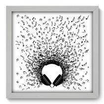Quadro Decorativo - Fone de Ouvido - 33cm x 33cm - 042qdgb