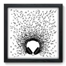 Quadro Decorativo - Fone de Ouvido - 33cm x 33cm - 042qdgp