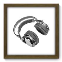 Quadro Decorativo - Fone de Ouvido - 33cm x 33cm - 067qdgm