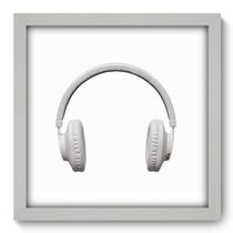 Quadro Decorativo - Fone de Ouvido - 33cm x 33cm - 068qdgb