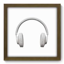 Quadro Decorativo - Fone de Ouvido - 33cm x 33cm - 068qdgm