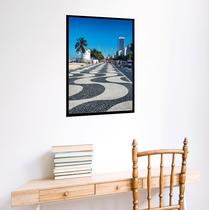 Quadro Decorativo Foto Copacabana Calçada - 70x50cm Quadro Decorativo Foto Copacabana Calçada - 70x50cm
