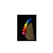 Quadro Decorativo Foto Palitos De Fósforo Coloridos 24X18Cm Quadro Decorativo Foto Palitos De Fósforo Coloridos 24X18Cm