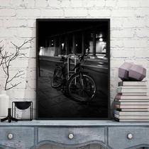 Quadro Decorativo Fotografia Bicicleta Pneu Furado 45x34cm - Quadros On-Line