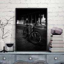 Quadro Decorativo Fotografia Bicicleta Pneu Furado - Quadros On-line