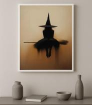 Quadro Decorativo Fotografia Bruxa Abstrata 33X24Cm