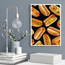 Quadro Decorativo Fotografia Cachorro Quente 45x34cm Quadro Decorativo Fotografia Cachorro Quente 45x34cm