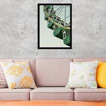 Quadro Decorativo Fotografia Roda Gigante 45x34cm Quadro Decorativo Fotografia Roda Gigante 45x34cm