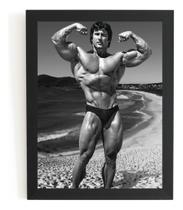 Quadro Decorativo Frank Zene Fisiculturista Academia Gym Quadro Decorativo Frank Zene Fisiculturista Academia Gym