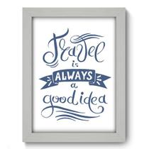 Quadro Decorativo - Frase - 19cm x 25cm - 100qdrb