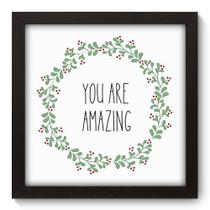 Quadro Decorativo - Frase - 22cm x 22cm - 241qdrp