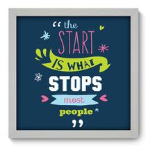 Quadro Decorativo - Frase - 33cm x 33cm - 123qdrb Quadro Decorativo - Frase - 33cm x 33cm - 123qdrb