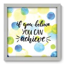 Quadro Decorativo - Frase - 33cm x 33cm - 127qdrb