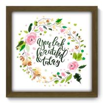 Quadro Decorativo - Frase - 33cm x 33cm - 135qdrm
