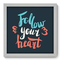 Quadro Decorativo - Frase - 33cm x 33cm - 210qdrb