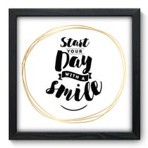 Quadro Decorativo - Frase - 33cm x 33cm - 217qdrp