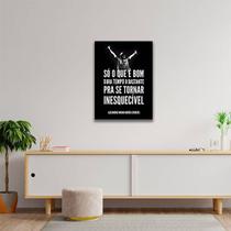 Quadro Decorativo Frase Chorão 45x34cm Quadro Decorativo Frase Chorão 45x34cm