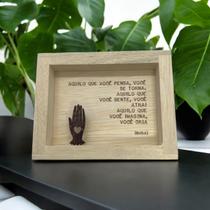 Quadro Decorativo (Frase de Buda) Quadro Decorativo (Frase de Buda)