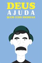 Quadro Decorativo Frase Deus Ajuda 30x20 Mdf Madeira Adesivado