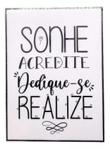 Quadro Decorativo Frases Motivacionais Emoldurado