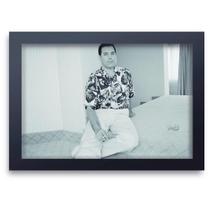 Quadro Decorativo Freddie Mercury 02 Mdf 30X20Cm - Mix Adesivos