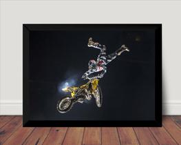 Quadro Decorativo Freestyle Motocross Foto Travis Pastrana Quadro Decorativo Freestyle Motocross Foto Travis Pastrana