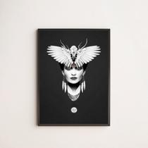 Quadro Decorativo Frida Asas 33x24cm Quadro Decorativo Frida Asas 33x24cm