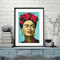 Quadro Decorativo Frida Kahlo 60x48cm Quadro Decorativo Frida Kahlo 60x48cm