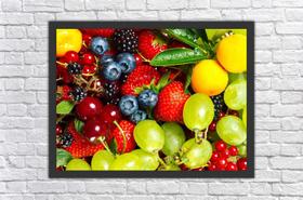 Quadro Decorativo Frutas Gourmet Cozinhas Restaurantes Decorações Com Moldura Quadro Decorativo Frutas Gourmet Cozinhas Restaurantes Decorações Com Moldura