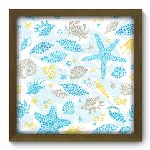 Quadro Decorativo - Fundo do Mar - 33cm x 33cm - 067qdkm Quadro Decorativo - Fundo do Mar - 33cm x 33cm - 067qdkm