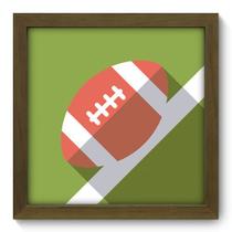 Quadro Decorativo - Futebol Americano - 22cm x 22cm - 027qdem