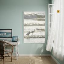 Quadro Decorativo Gaivotas Pescando-70X50Cm Quadro Decorativo Gaivotas Pescando-70X50Cm