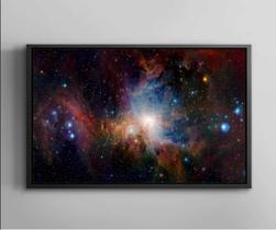 Quadro Decorativo Galáxia Planetas Universo Cosmos Espaço Tela Canvas Premium G05