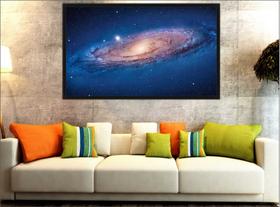 Quadro Decorativo Galáxia Universo Espaço planeta Lua 01