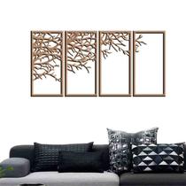 Quadro Decorativo Galhos Secos 3mm Vazado - Mdf