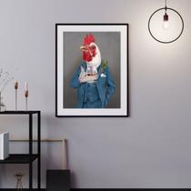 Quadro Decorativo Galo Doido - 60x48cm Quadro Decorativo Galo Doido - 60x48cm