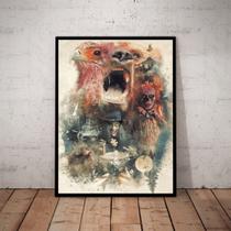 Quadro Decorativo Game Banjo Kazooie Arte Natureza Quadro Decorativo Game Banjo Kazooie Arte Natureza