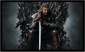 Quadro Decorativo Game Of Thrones Cinema Escritórios Quartos Salas Com Moldura RC003 Quadro Decorativo Game Of Thrones Cinema Escritórios Quartos Salas Com Moldura RC003