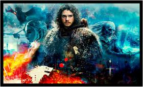 Quadro Decorativo Game Of Thrones Cinema Escritórios Quartos Salas Com Moldura RC004 Quadro Decorativo Game Of Thrones Cinema Escritórios Quartos Salas Com Moldura RC004