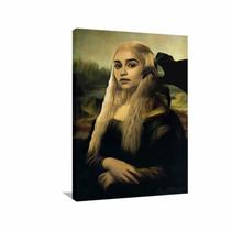 Quadro decorativo Game Of Thrones - Monalisa - Tela em Tecido Quadro decorativo Game Of Thrones - Monalisa - Tela em Tecido