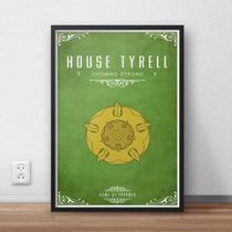 Quadro Decorativo Game Of Thrones - Tyrell - Carmélia personalizados Quadro Decorativo Game Of Thrones - Tyrell - Carmélia personalizados