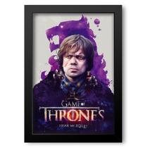 Quadro Decorativo Game Of Thrones Tyrion Lannister 30X20Cm