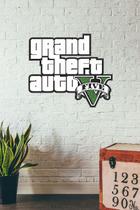 Quadro Decorativo Gamer Grand Theft Auto GTA MDF 6mm Impresso - Artex Decor