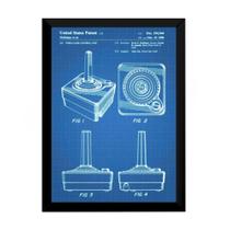 Quadro Decorativo Games Antigos Controles Atari 2600 42x29 Quadro Decorativo Games Antigos Controles Atari 2600 42x29
