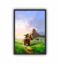 Quadro Decorativo Games Zelda Ocarina of Time